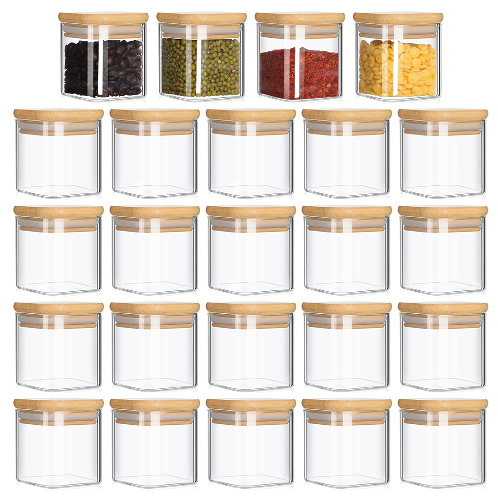 Food Storage Glass Set - Набор стеклянных банок на 4 унции,