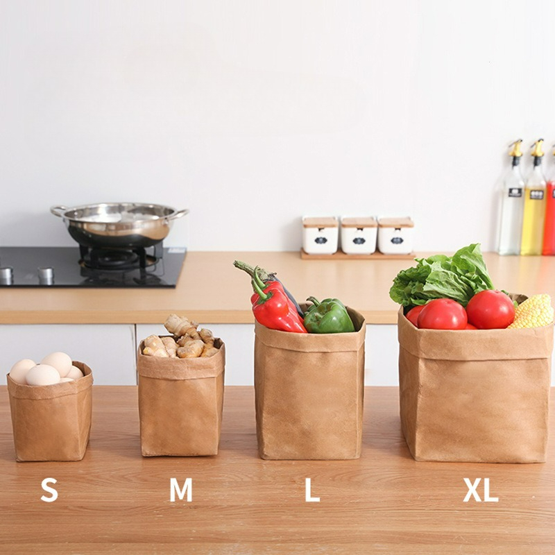 Food Storage In Plants - Многоразовые бумажные пакеты из крафт-бумаги для