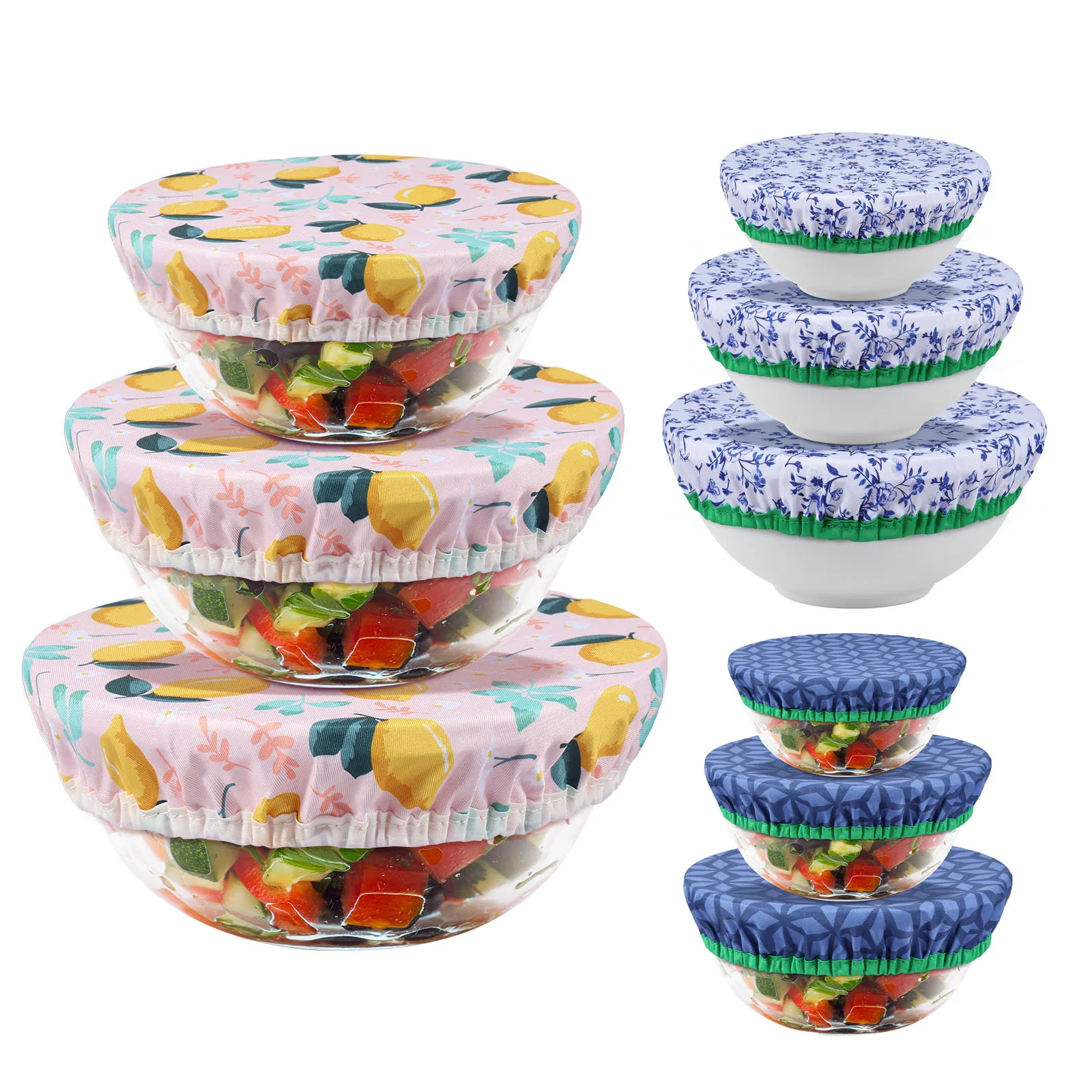 Food Storage Kitchen Container Set - 3 шт. набор чехлов для мисок,