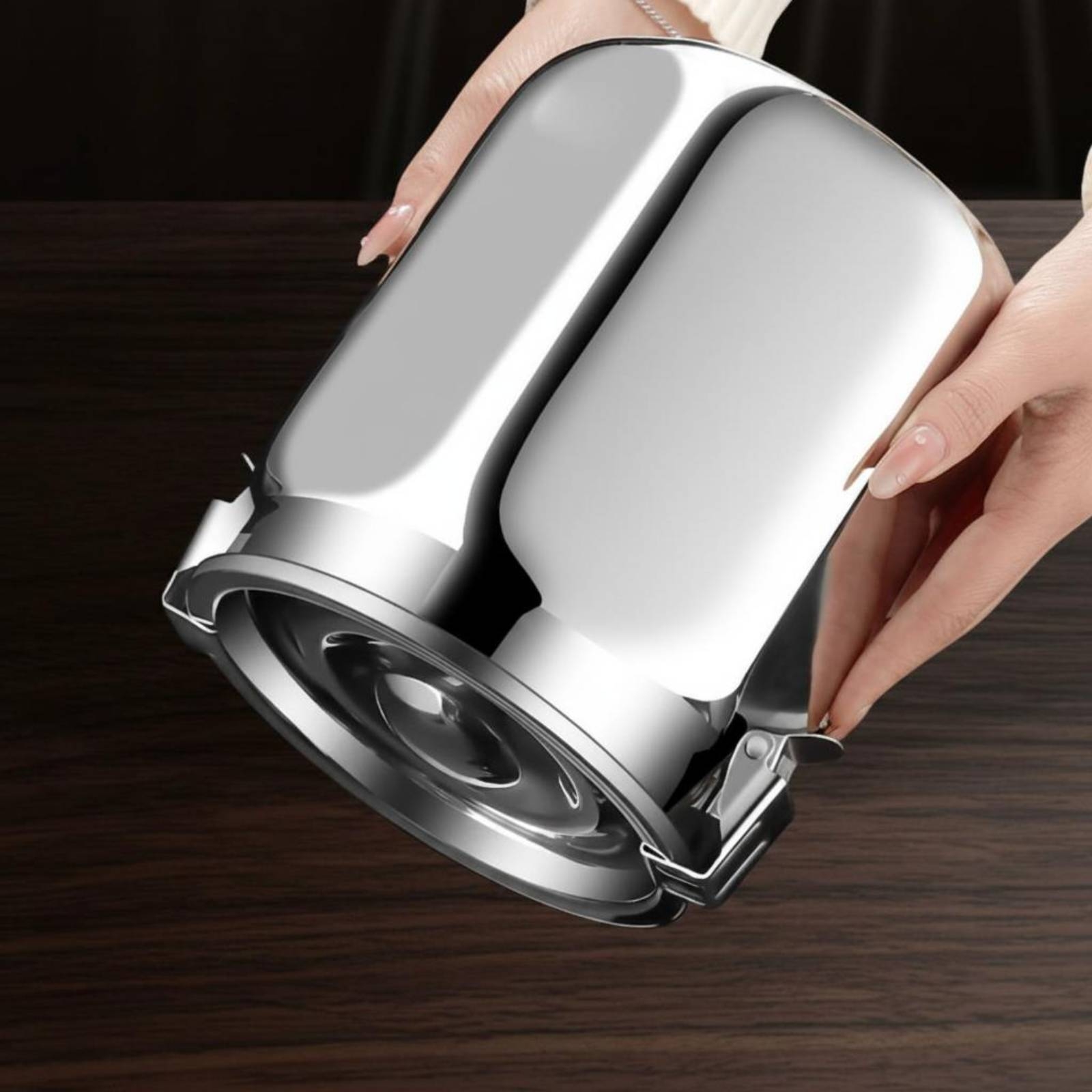 Food Storage Stainless Steel Containers - Герметичный контейнер из нержавеющей стали, серебристый,