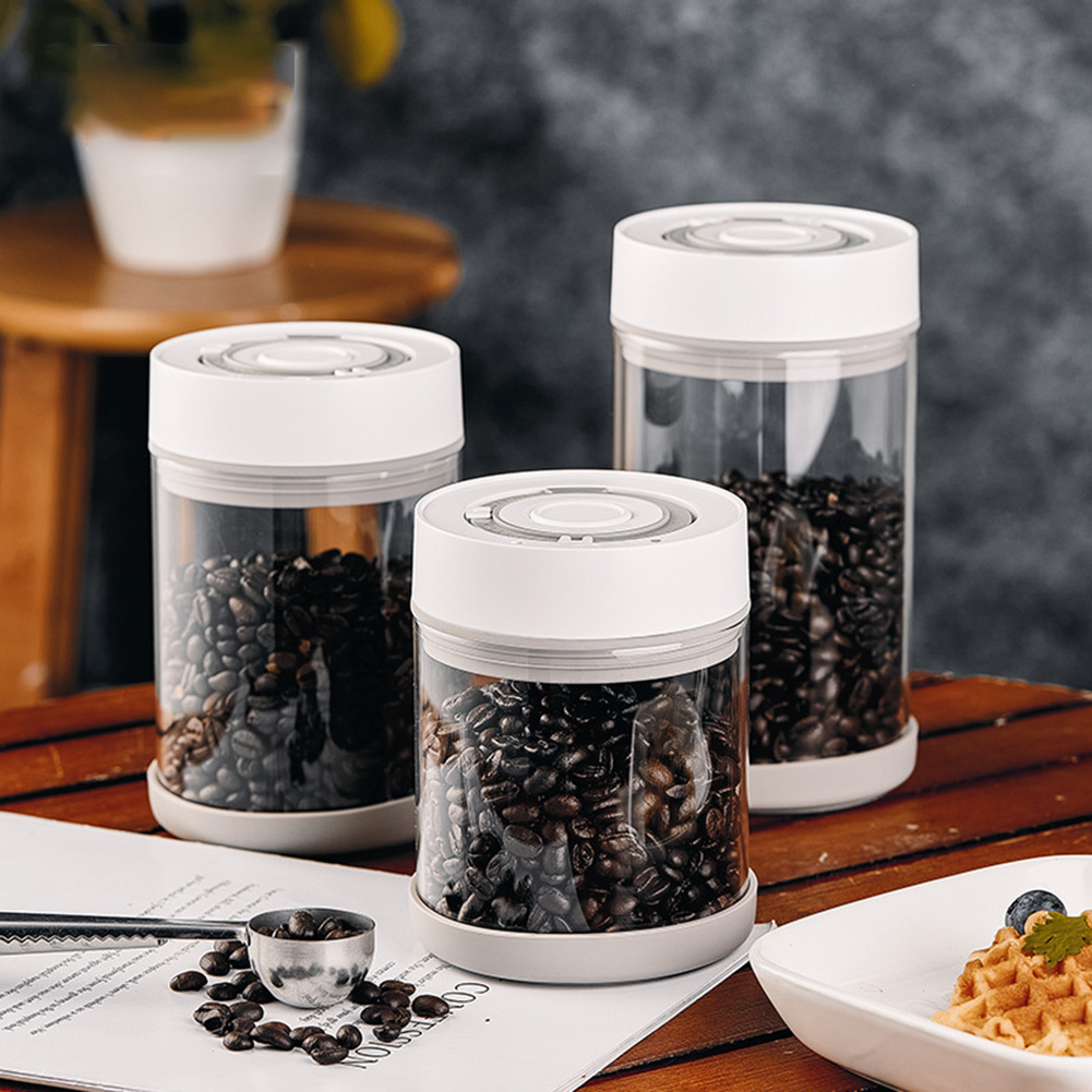 Food Storage Jar Glass - Кухонная влагостойкая стеклянная банка для кофейных