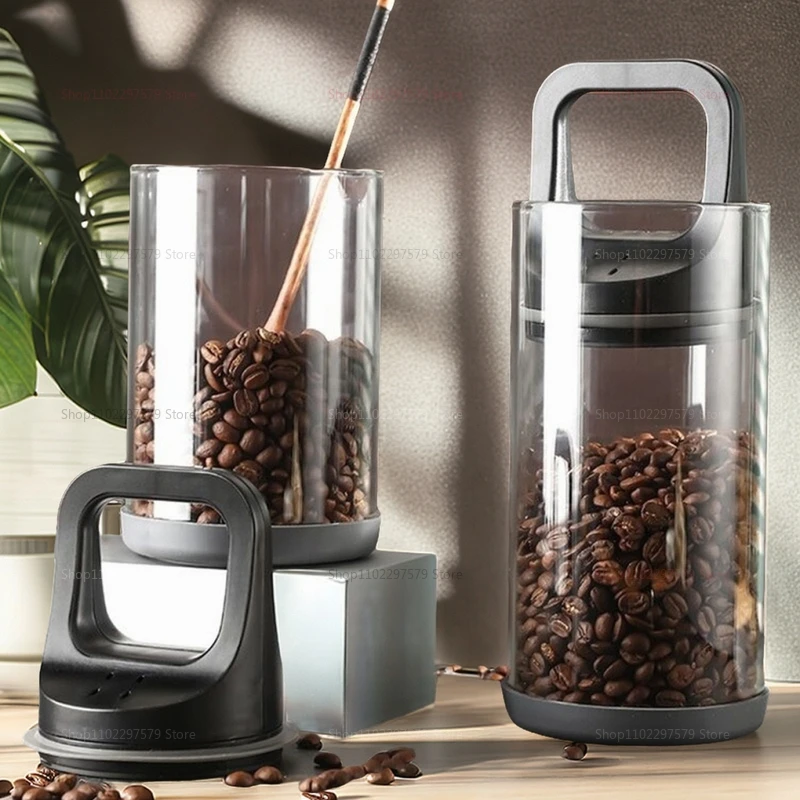 Food Storage Glass Set - Вакуумный герметичный резервуар для кофейных зерен,