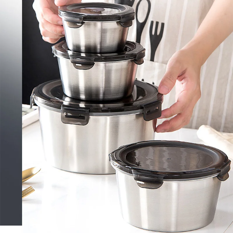 Food Storage Oven Safe - Ланч-бокс Bento из нержавеющей стали 304