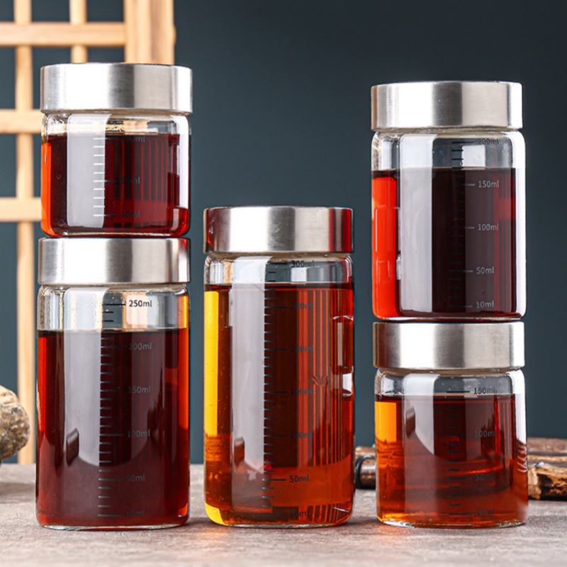 Food Storage Glass Set - 2 шт., 100-500 мл, стеклянная чашка