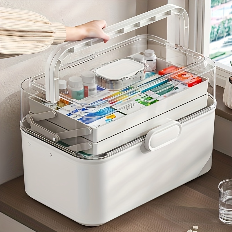 Food Storage Cabinet For Kitchen - Большая прозрачная коробка для хранения лекарств/диспенсер