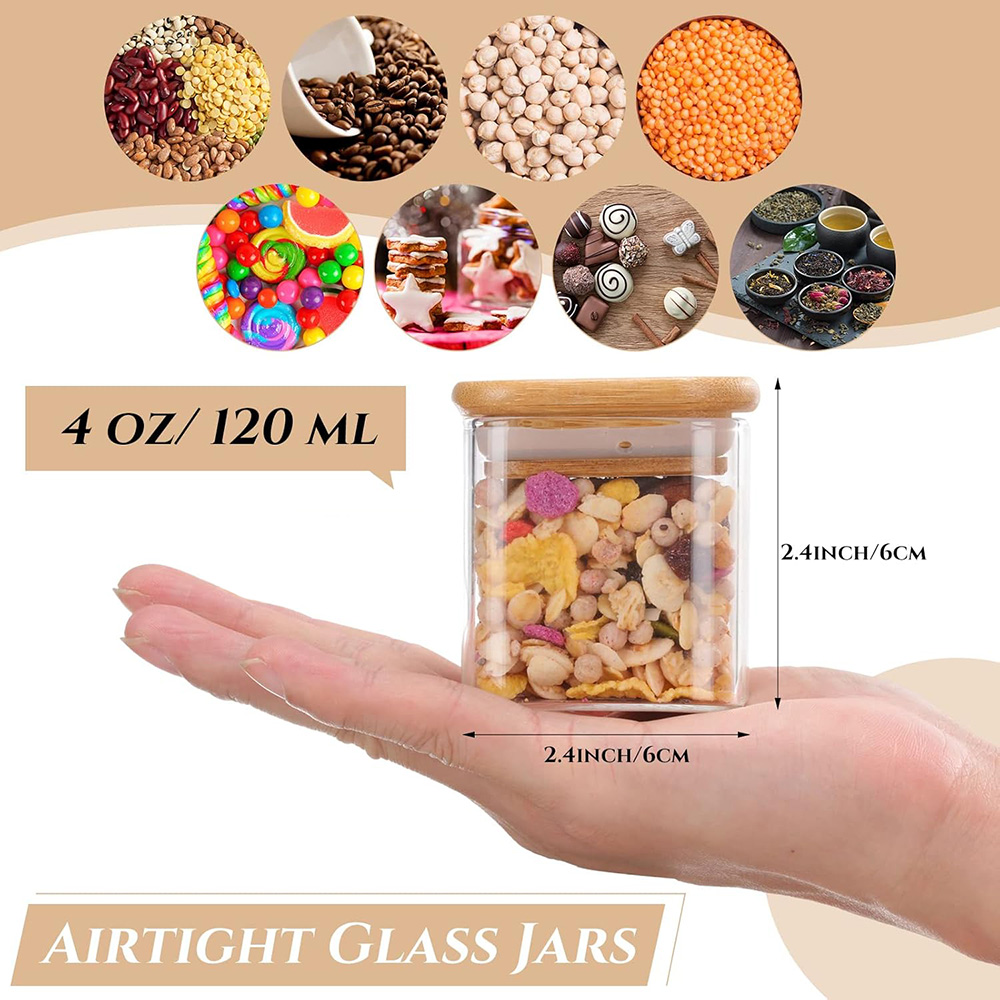 Набор стеклянных банок на 4 ун – обзор и цена Food Storage Glass Set