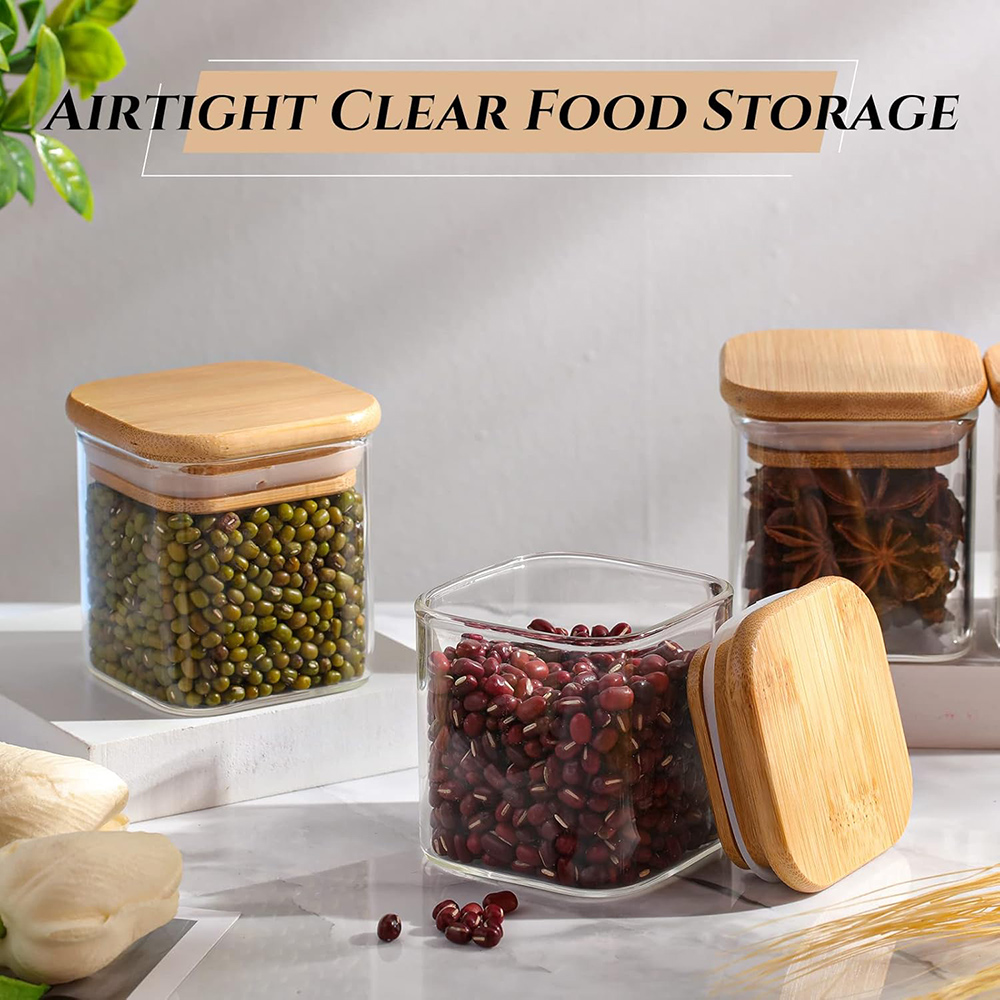 Набор стеклянных банок на 4 ун – обзор и цена Food Storage Glass Set