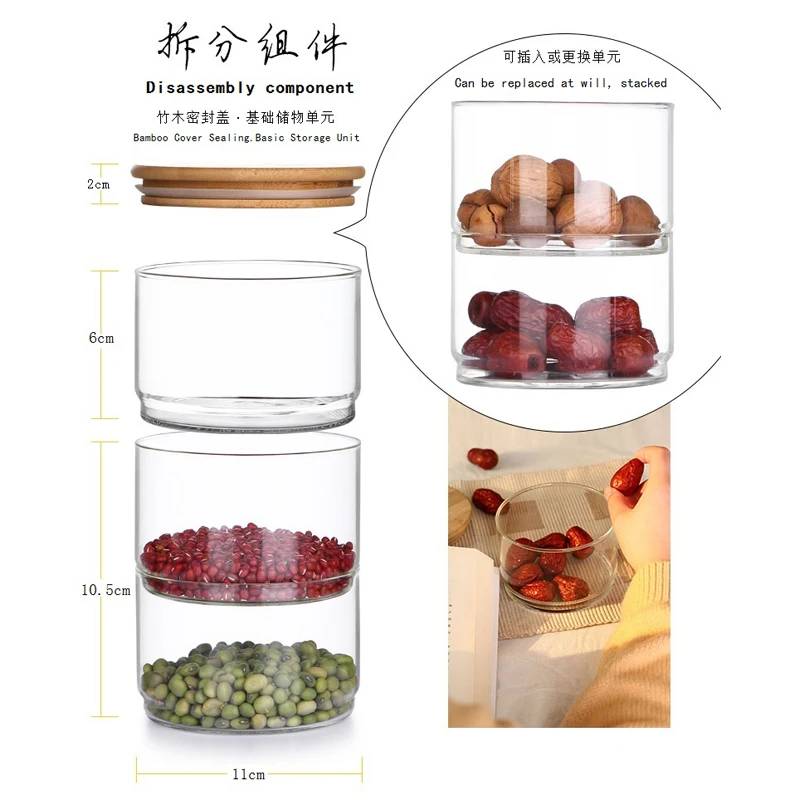 Новый набор стеклянных контейн – обзор и цена Food Storage Glass Set