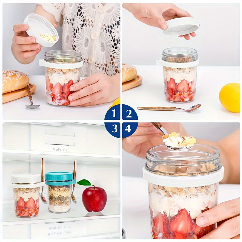 Стеклянная чашка для овсяных п – обзор и цена Food Storage Glass Set