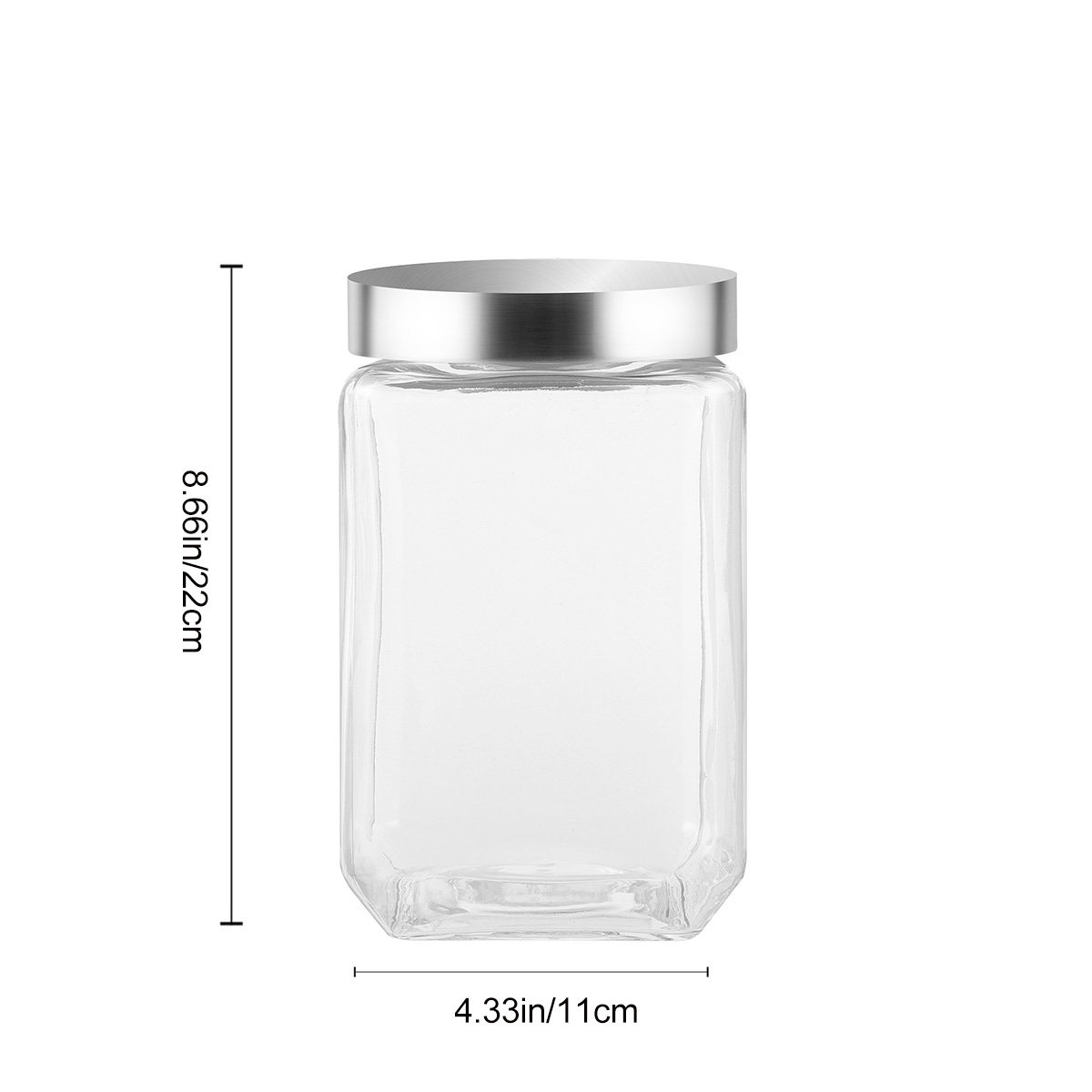 1 шт. стеклянная банка для хра – обзор и цена Food Storage Jar Glass