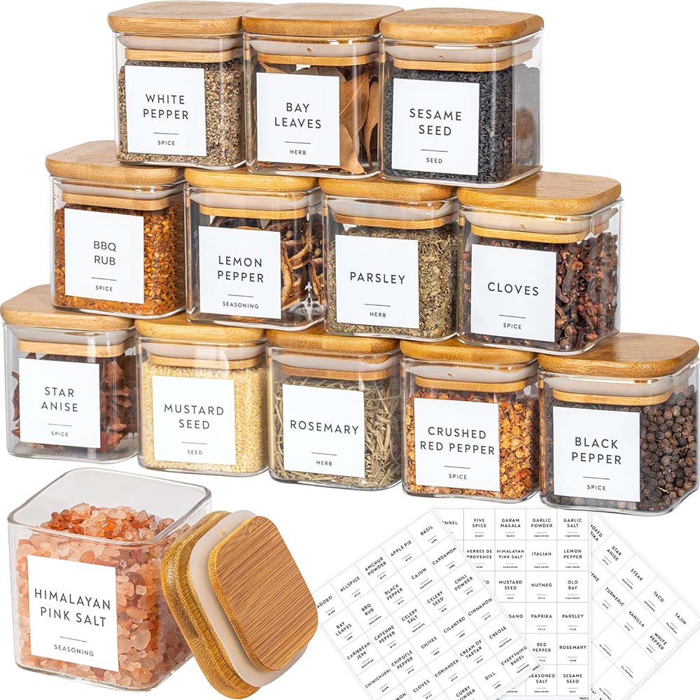 5oz Стеклянные Банки Набор с э – обзор и цена Food Storage Glass Set