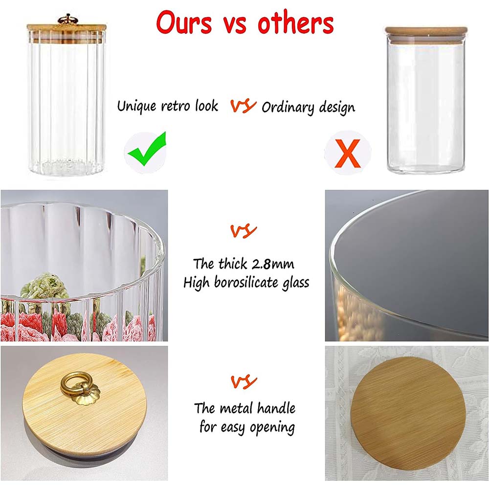 Набор стеклянных банок для хра – обзор и цена Food Storage Glass Set