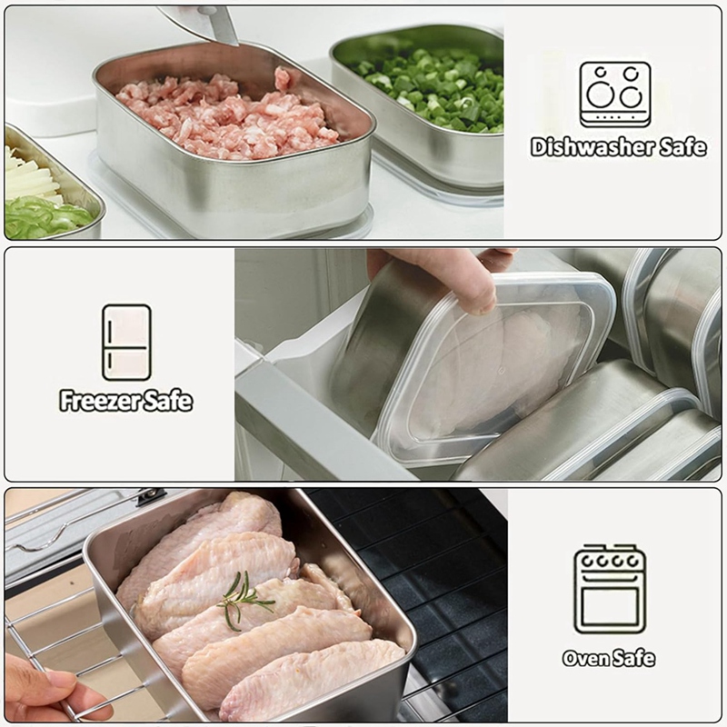 Контейнеры из нержавеющей стал – обзор и цена Food Storage Usa