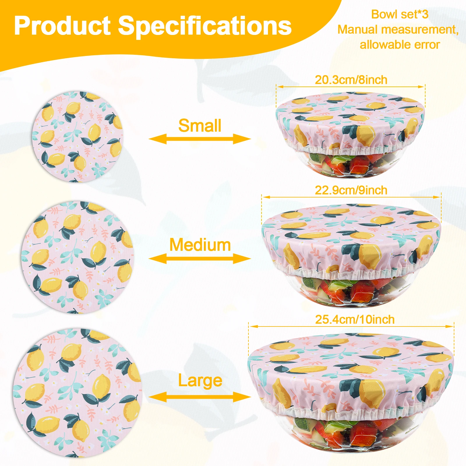 3 шт. набор чехлов для мисок,  – обзор и цена Food Storage Kitchen Container Set
