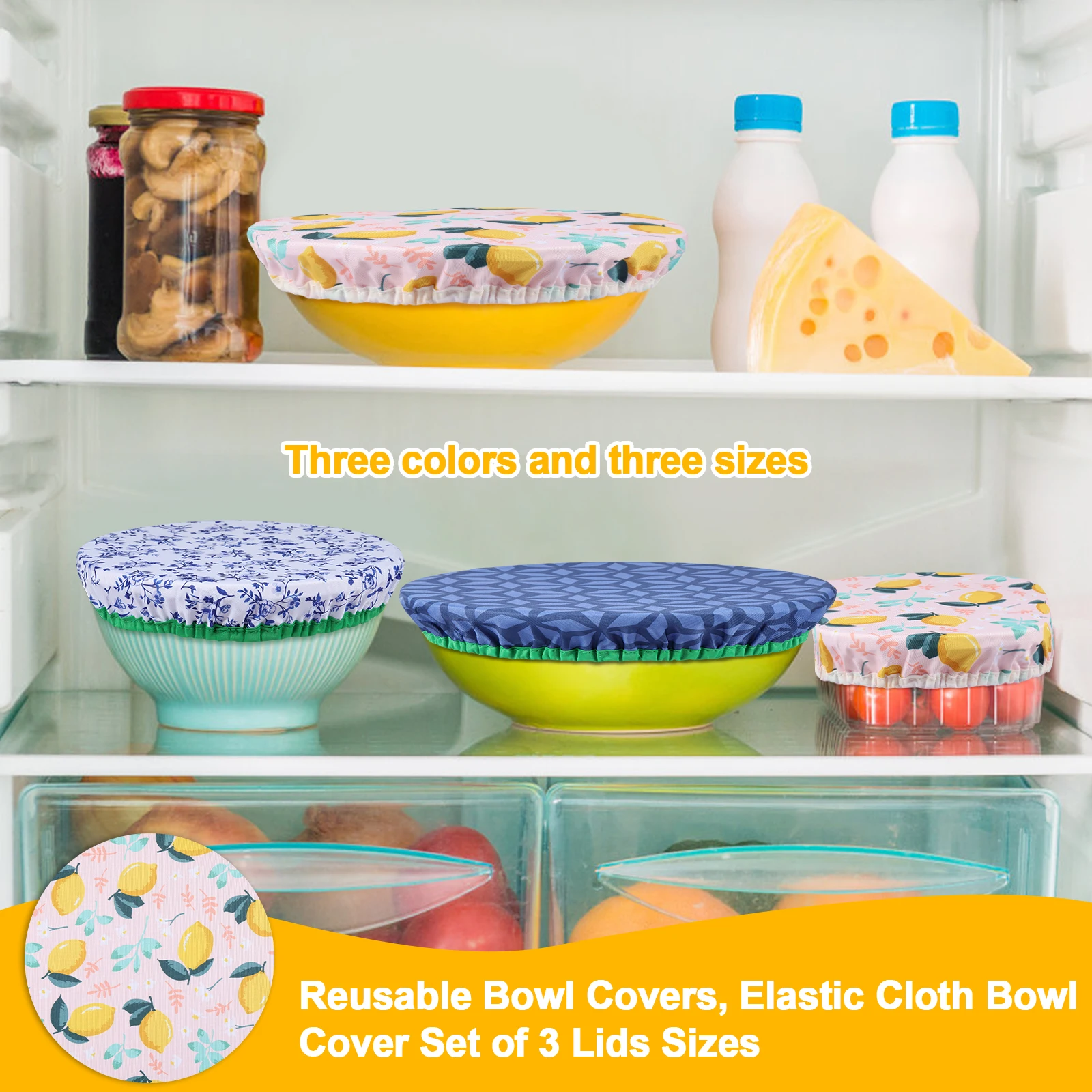 3 шт. набор чехлов для мисок,  – обзор и цена Food Storage Kitchen Container Set