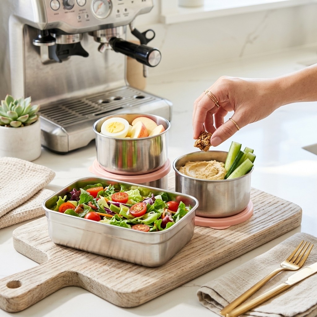 Набор ланч-боксов из нержавеющ – обзор и цена Food Storage Stainless Steel Containers