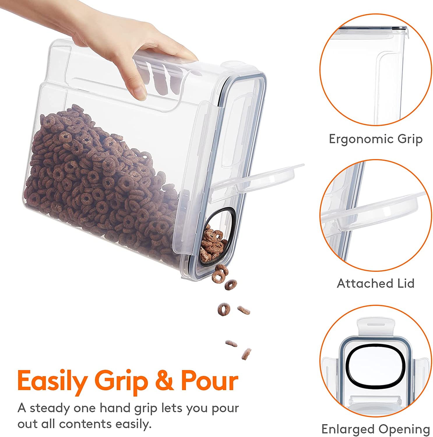 Большой (5 л) набор контейнеро – обзор и цена Food Storage Kitchen Container Set