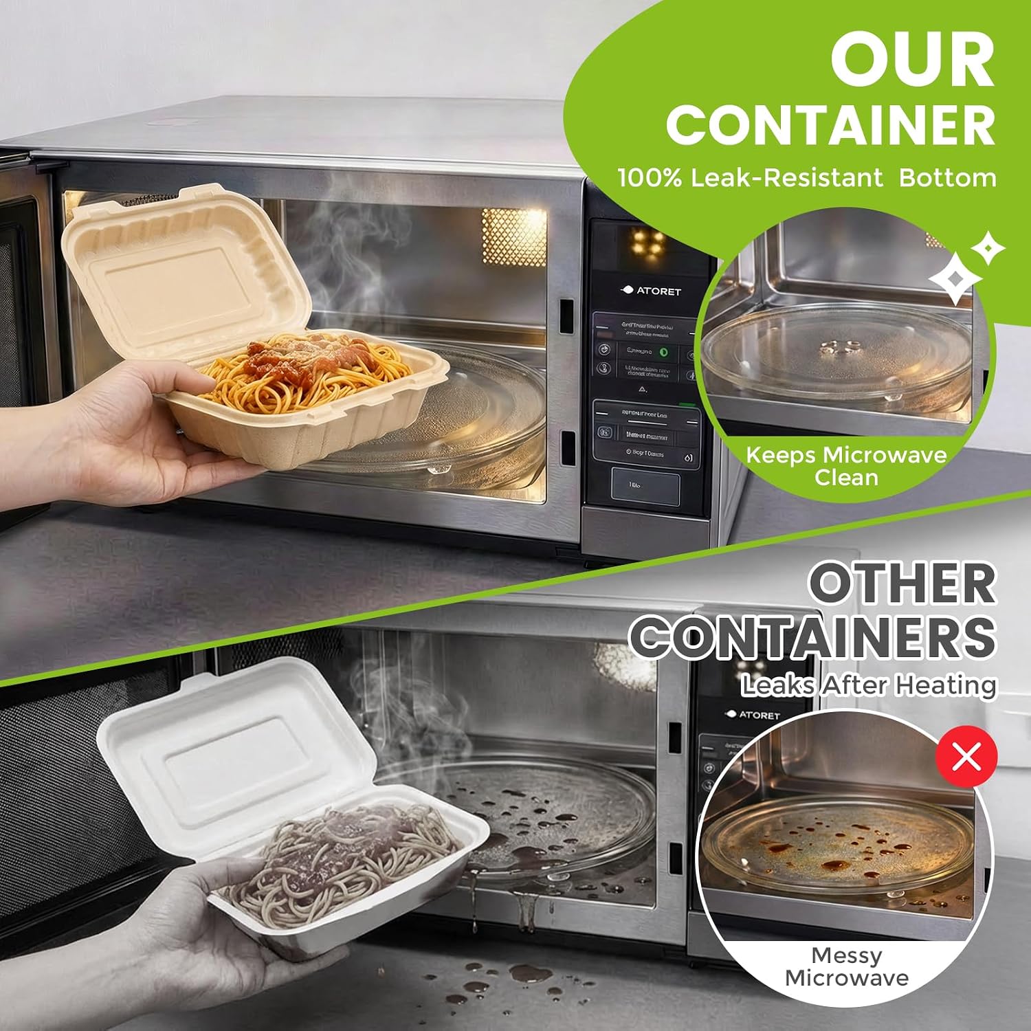 Набор из 50 контейнеров-раскла – обзор и цена Food Storage Oven Safe