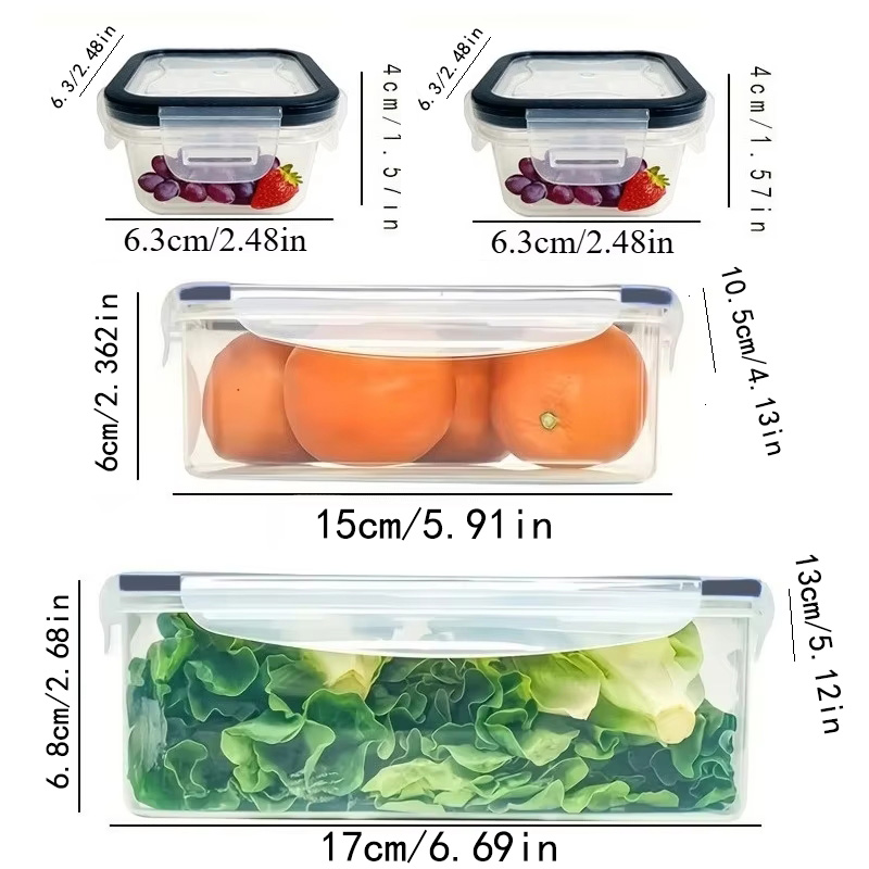 Набор из 8 предметов: 4 контей – обзор и цена Food Storage Oven Safe