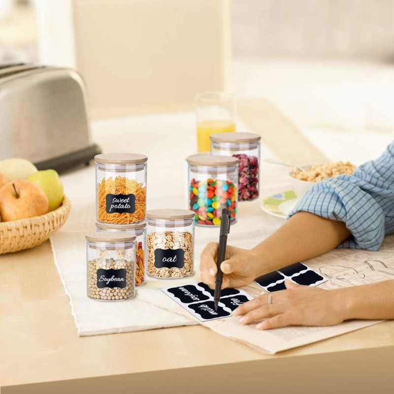 Набор из 12 стеклянных банок с – обзор и цена Food Storage Glass Set