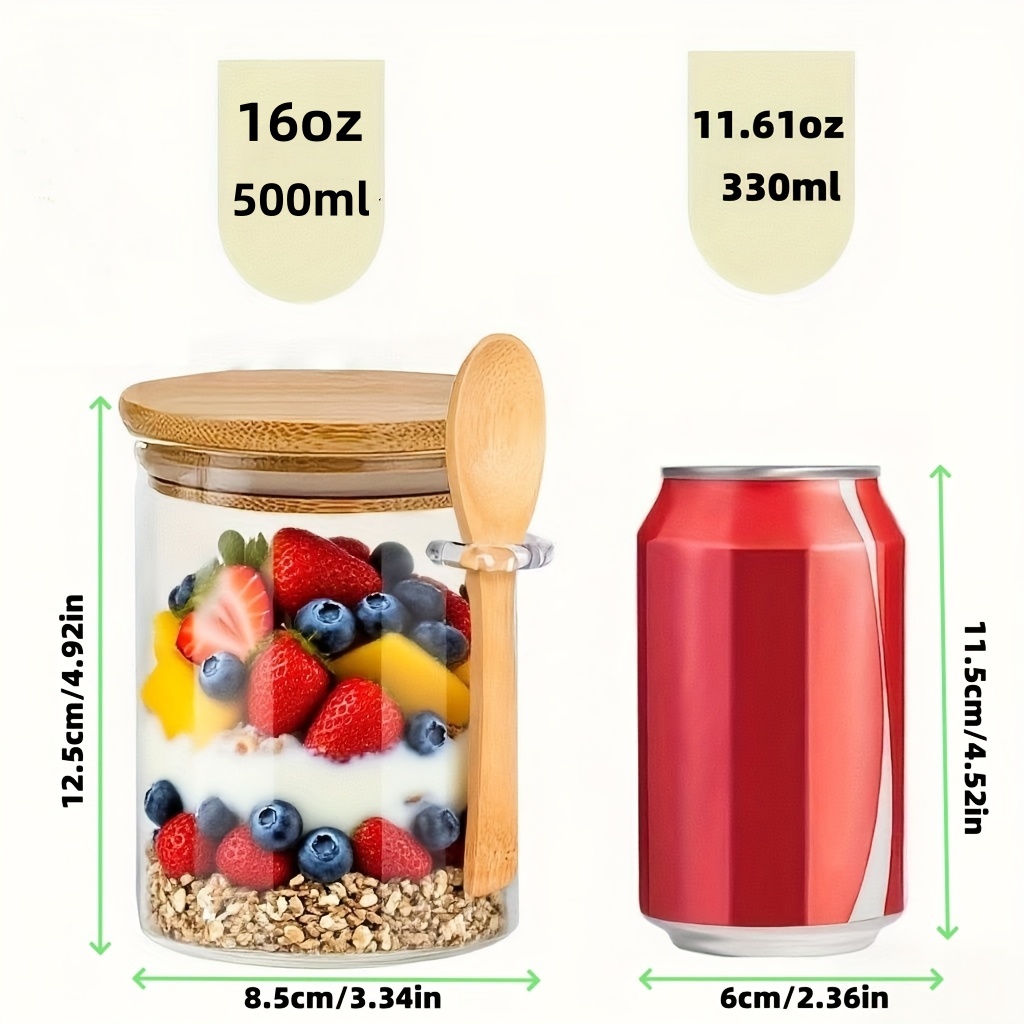 Набор стеклянных чашек для овс – обзор и цена Food Storage Glass Containers