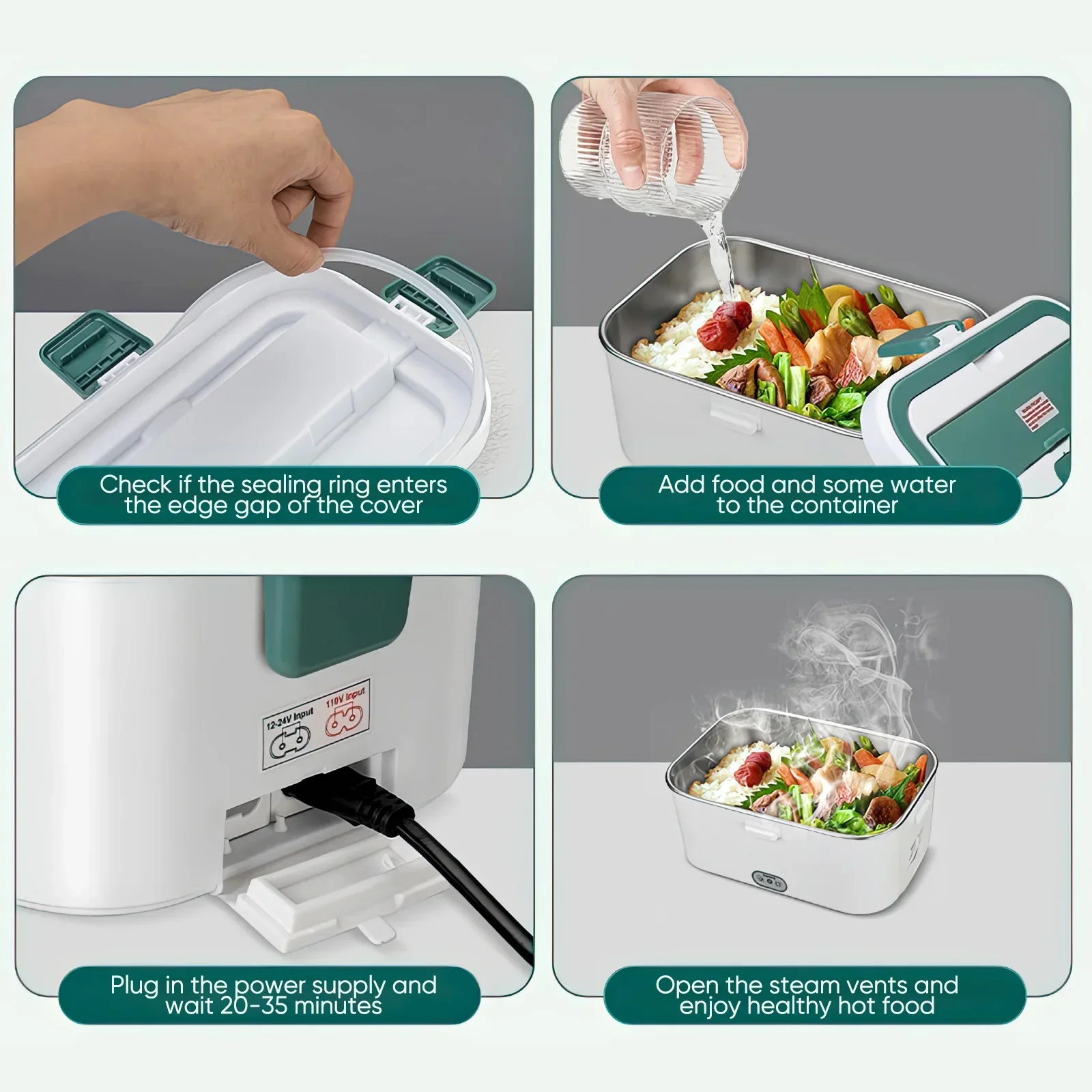 Электрический ланч-бокс, подог – обзор и цена Food Storage For Camping