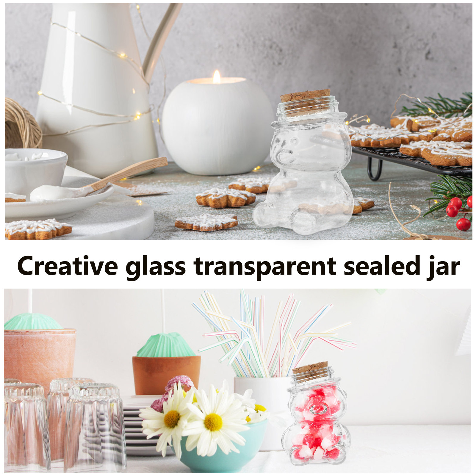 Набор из 4 стеклянных банок дл – обзор и цена Food Storage Jar Glass