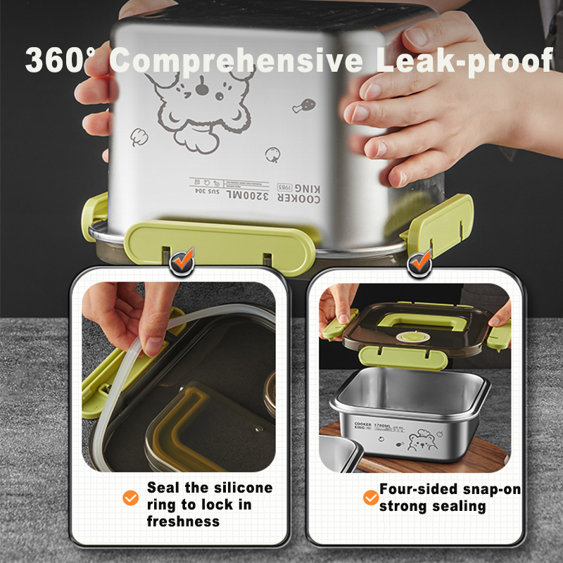 COOKER KING 420-6200 мл Контей – обзор и цена Food Storage Oven Safe