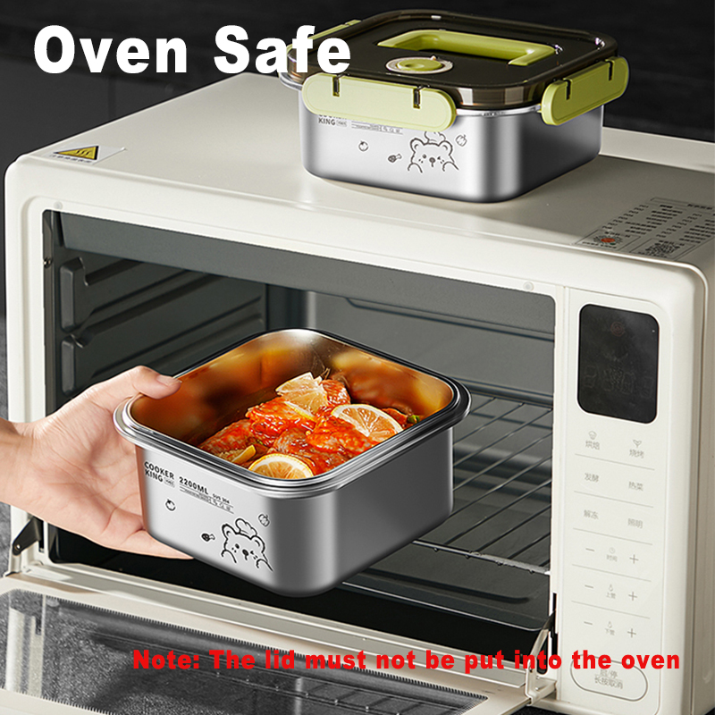 COOKER KING 420-6200 мл Контей – обзор и цена Food Storage Oven Safe