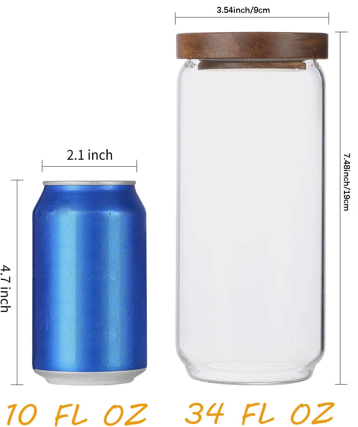 Набор из 4 стеклянных банок об – обзор и цена Food Storage Glass Set