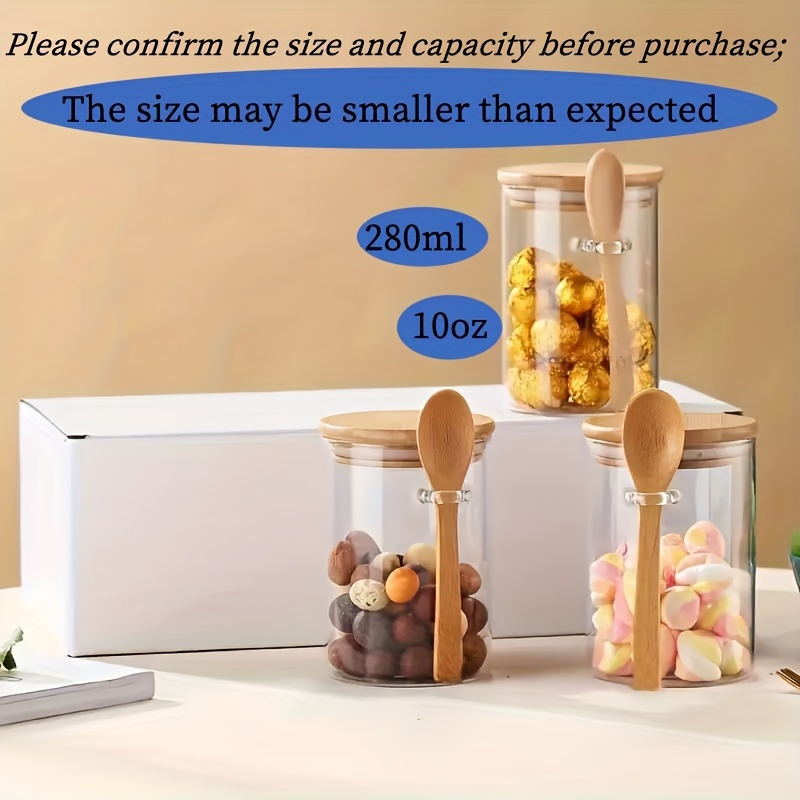 Банка для конфет на 280 мл, ба – обзор и цена Food Storage Glass Set