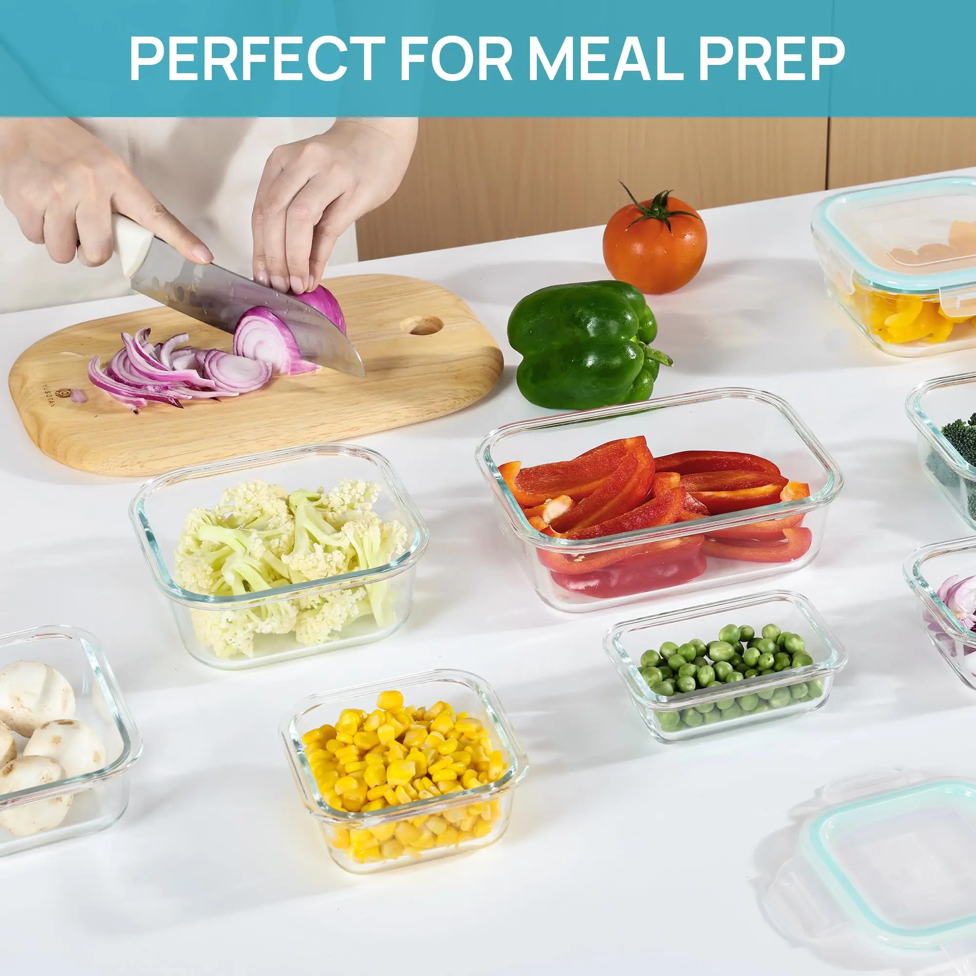 Стеклянный ланч-бокс Контейнер – обзор и цена Food Storage Glass Containers