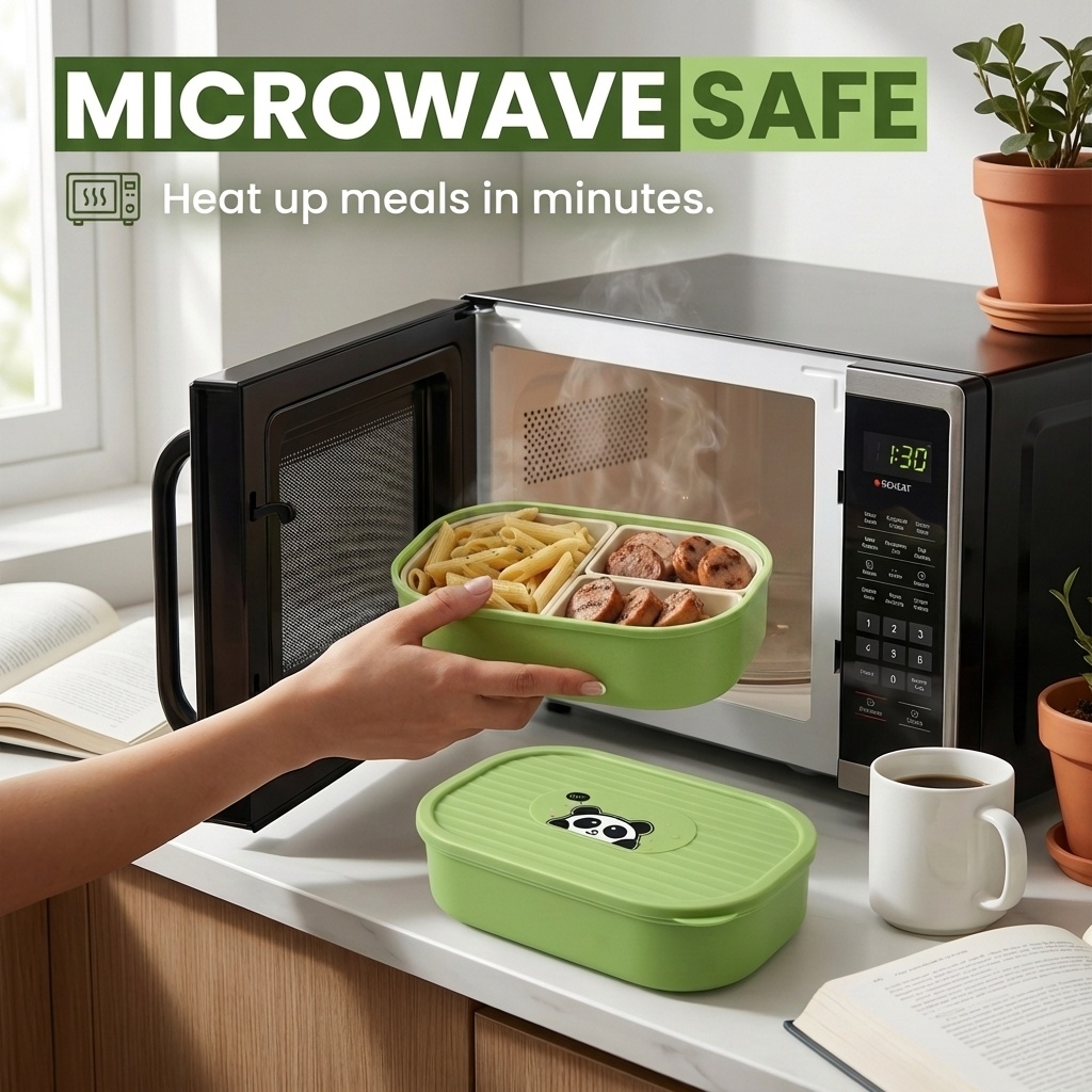 Милый пластиковый ланч-бокс с  – обзор и цена Food Storage Oven Safe