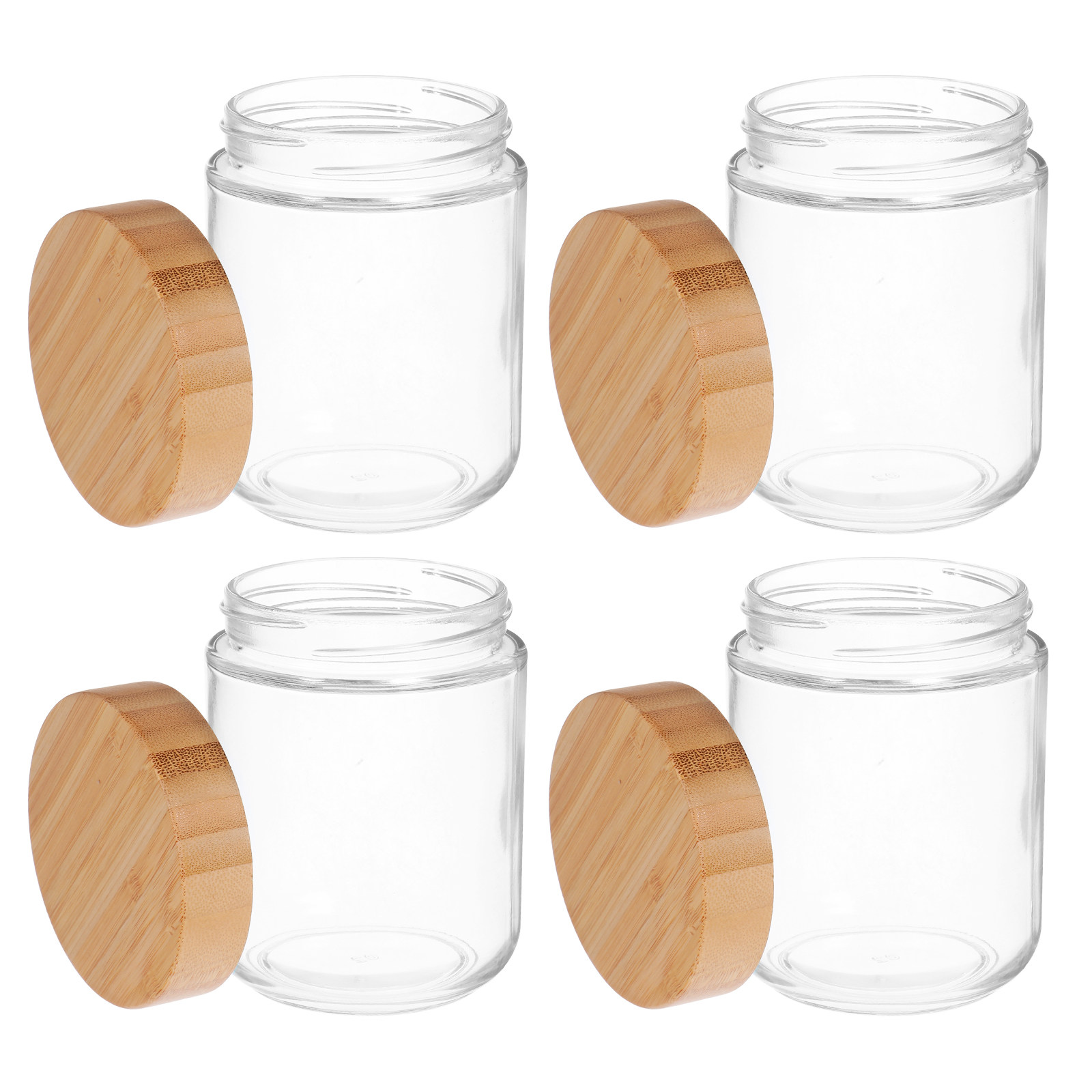 4 шт. стеклянных кухонных конт – обзор и цена Food Storage Jar Glass